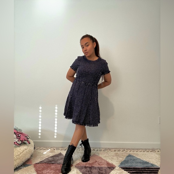 Eliza J Dresses & Skirts - Eliza J Black Tweed Mini Dress